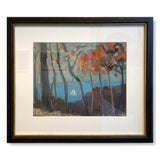 Marion Coffey - Fall and Lake Scene of Artist's Home ed. 1/25